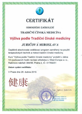 Výživa podle tradiční čínské medicíny