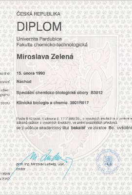 Bakalář - Klinická biologie a chemie